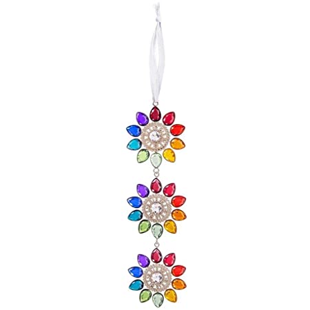 Sun Catcher - Triple Rainbow Flower