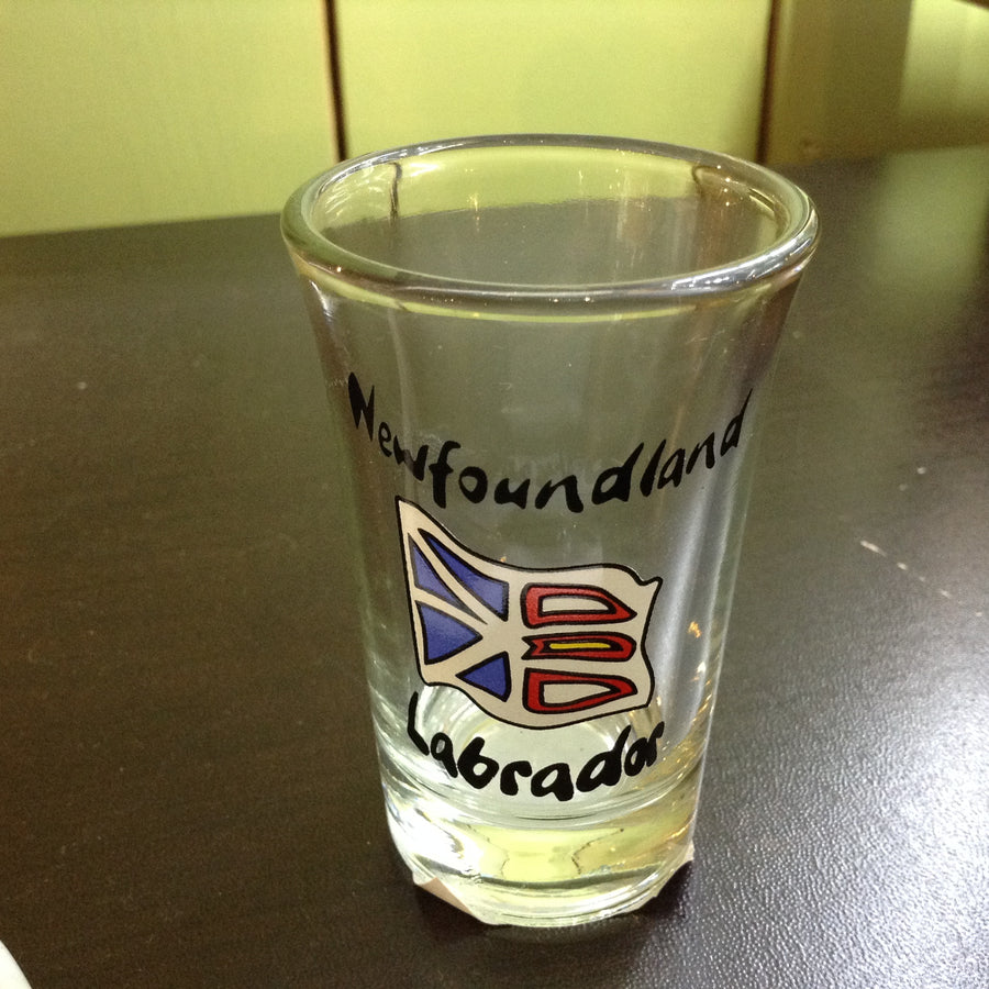 Shot Glass - Newfoundland Flag