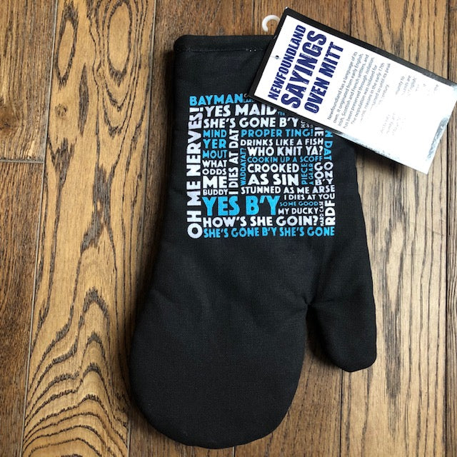 Oven Mitt - Newfoundland Sayings