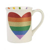 Mug - Rainbow Glitter Heart Mug