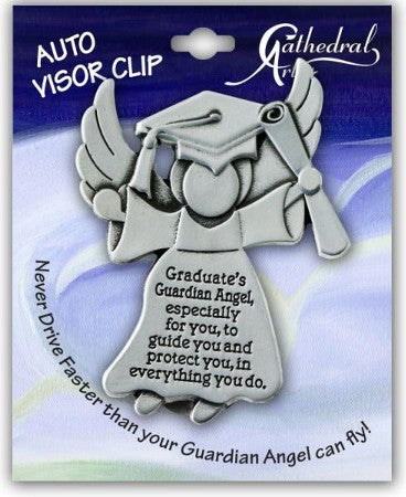 Guardian Angel Visor Clip - Graduate